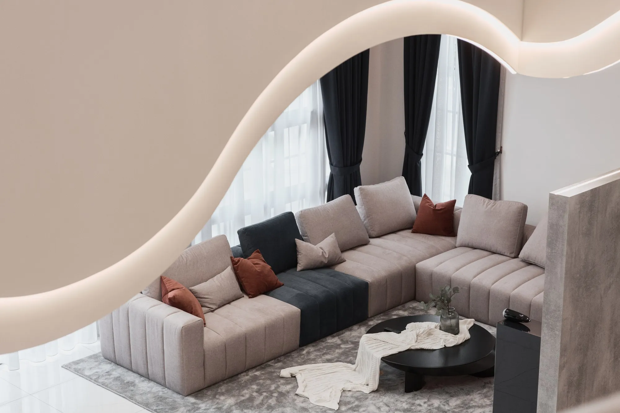 Eco Botanic House living room interior