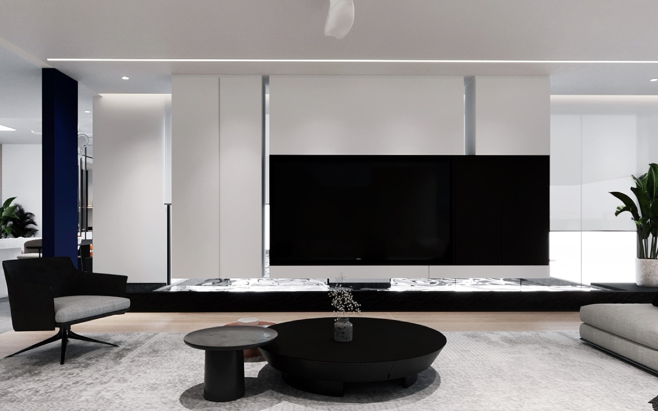 Living Room interior design and renovation by SPAZEHAUS in Johor Bahru